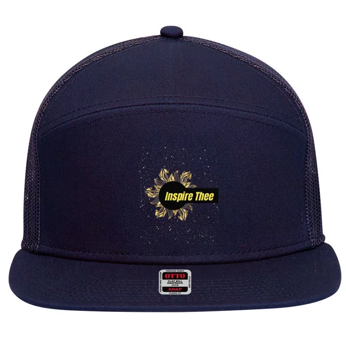 Inspire Thee Edition 7 Panel Mesh Trucker Snapback Hat