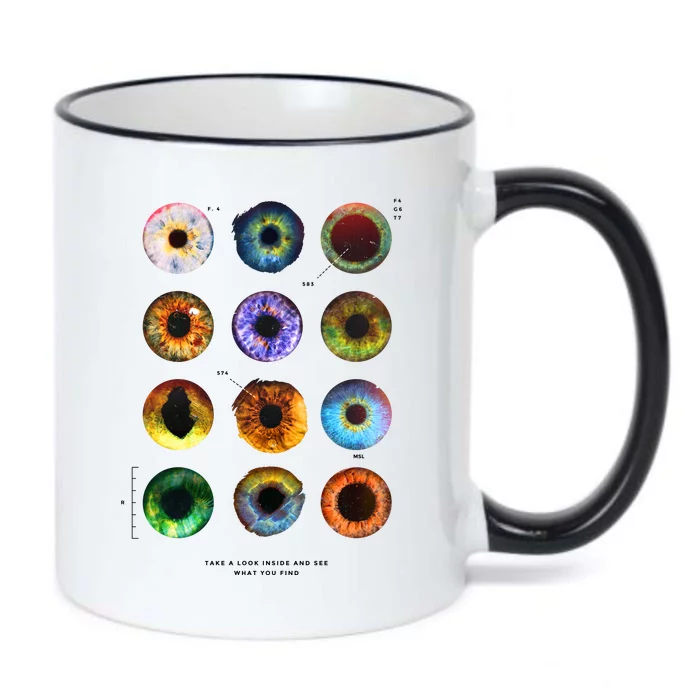 Inside The Eye Black Color Changing Mug