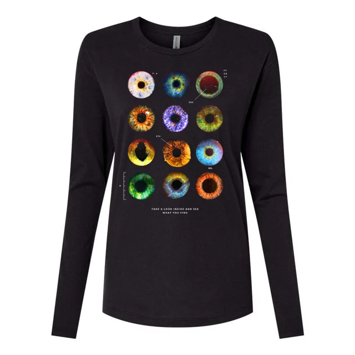 Inside The Eye Womens Cotton Relaxed Long Sleeve T-Shirt