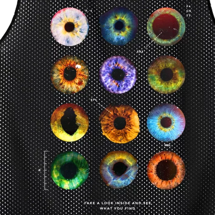 Inside The Eye Mesh Reversible Basketball Jersey Tank