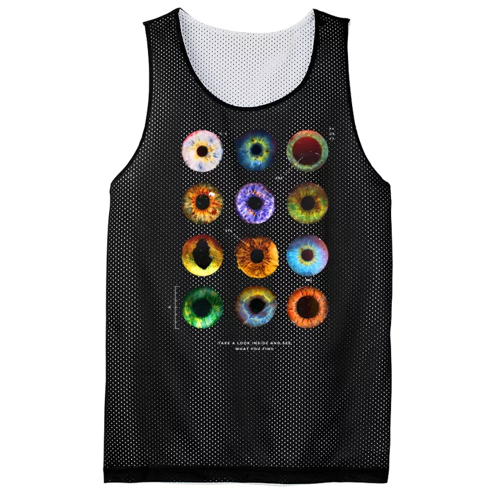 Inside The Eye Mesh Reversible Basketball Jersey Tank