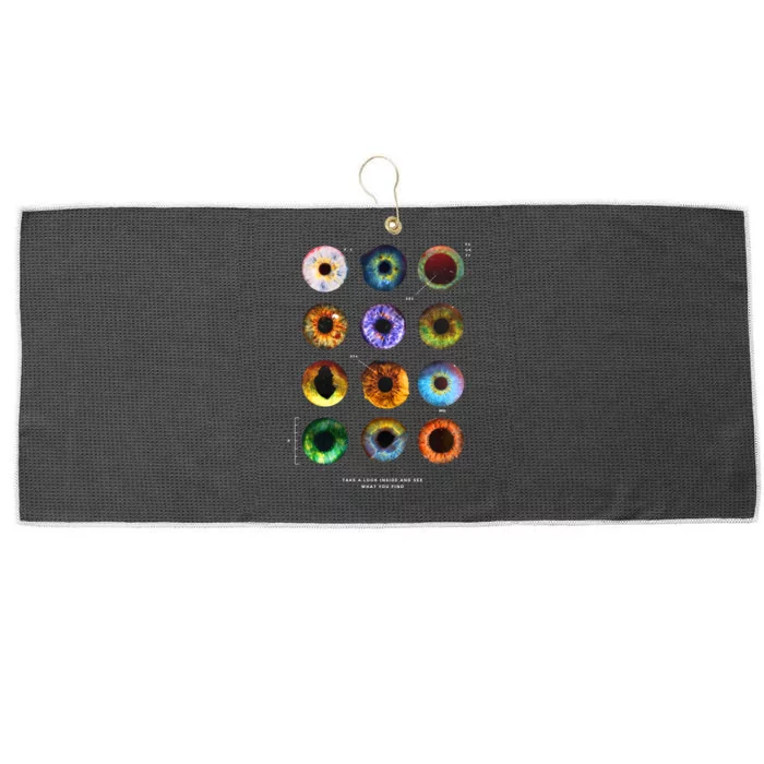 Inside The Eye Large Microfiber Waffle Golf Towel