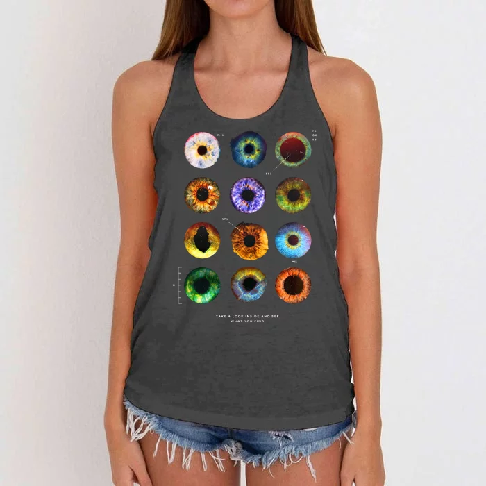 Inside The Eye Women's Knotted Racerback Tank