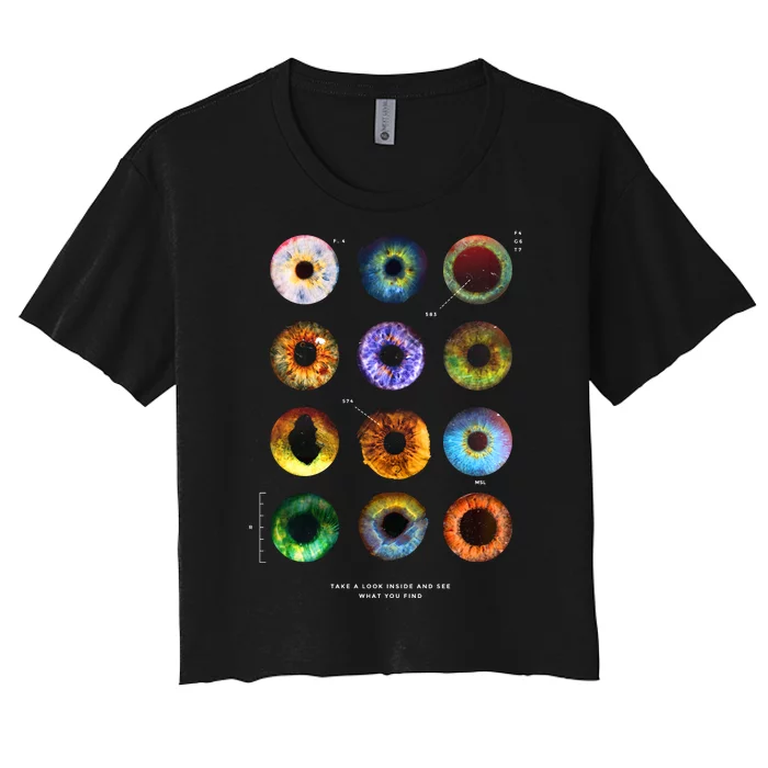 Inside The Eye Women's Crop Top Tee