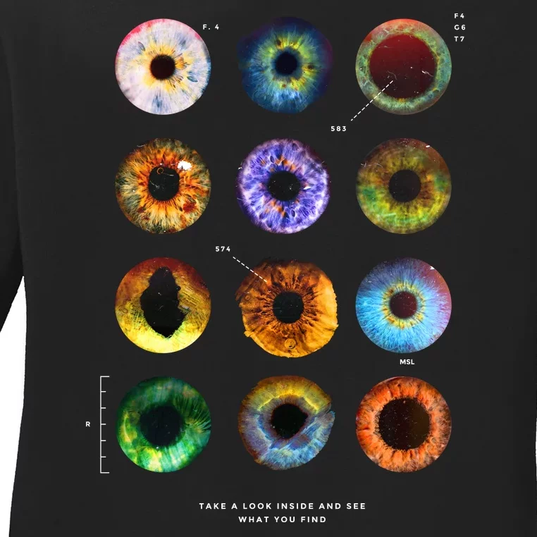 Inside The Eye Ladies Long Sleeve Shirt