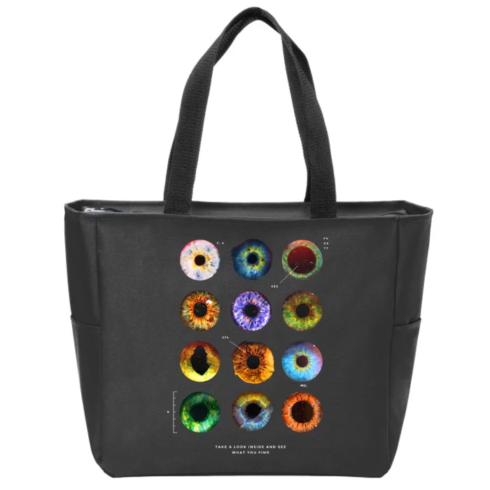 Inside The Eye Zip Tote Bag