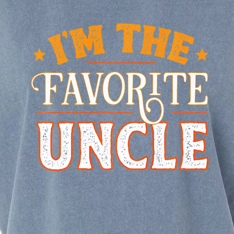 I'm The Favorite Uncle Garment-Dyed Women's Muscle Tee