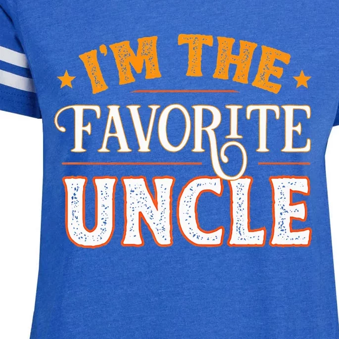 I'm The Favorite Uncle Enza Ladies Jersey Football T-Shirt