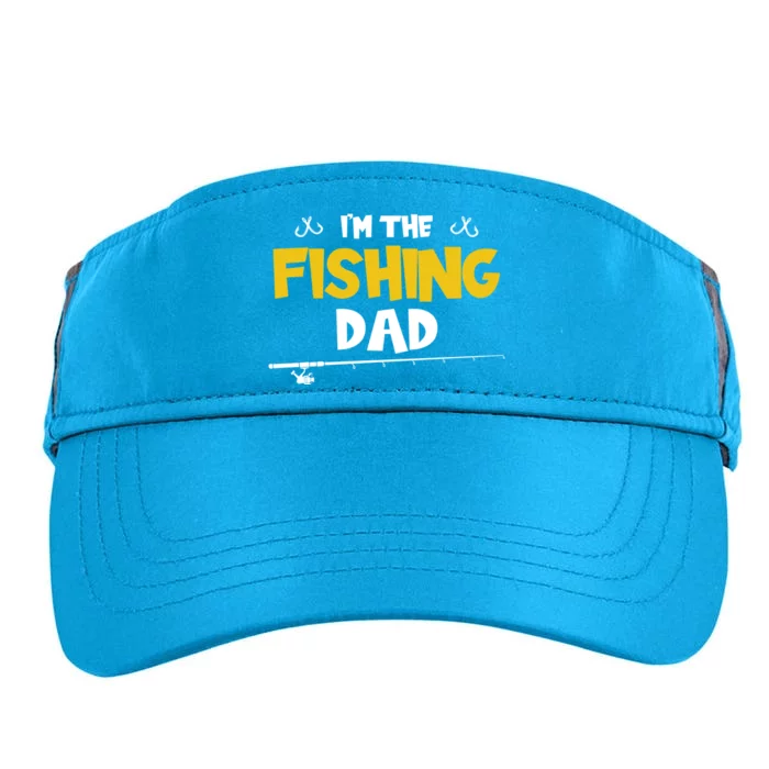 I'm The Fishing Dad Fishing Trip Matching Family Gift Adult Drive Performance Visor