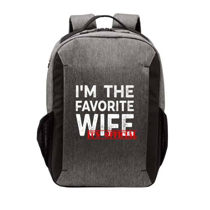 IM The Favorite Wife Funny Wife Vector Backpack