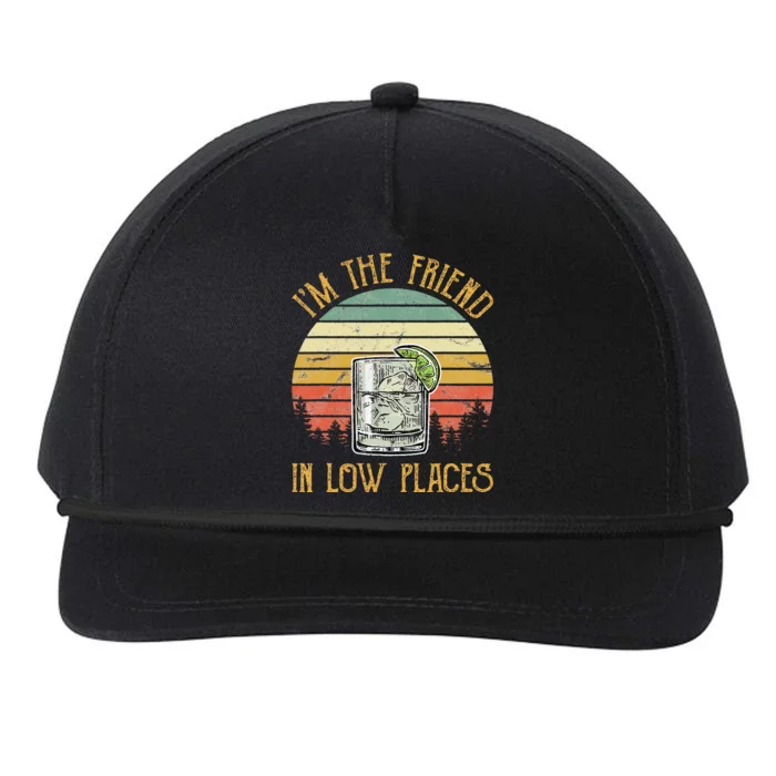 IM The Friend In Low Places Country Music Snapback Five-Panel Rope Hat