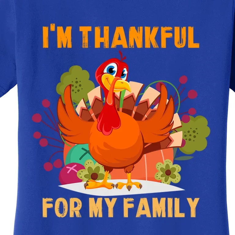 IM Thankful For My Aunt Family Food Therapy Gift Women's T-Shirt