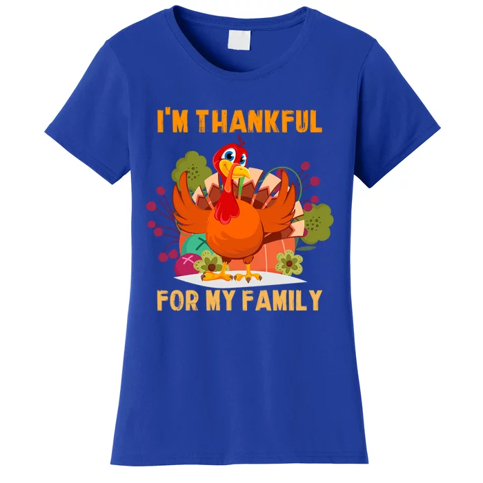 IM Thankful For My Aunt Family Food Therapy Gift Women's T-Shirt