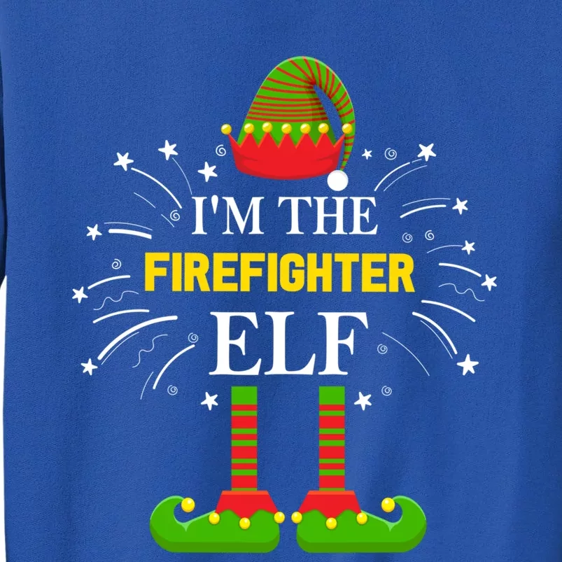 I'm The Firefighter Family Matching Group Xmas Costume Great Gift Tall Sweatshirt