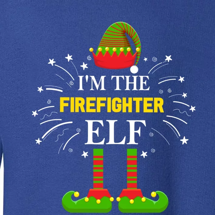 I'm The Firefighter Family Matching Group Xmas Costume Great Gift Toddler Sweatshirt