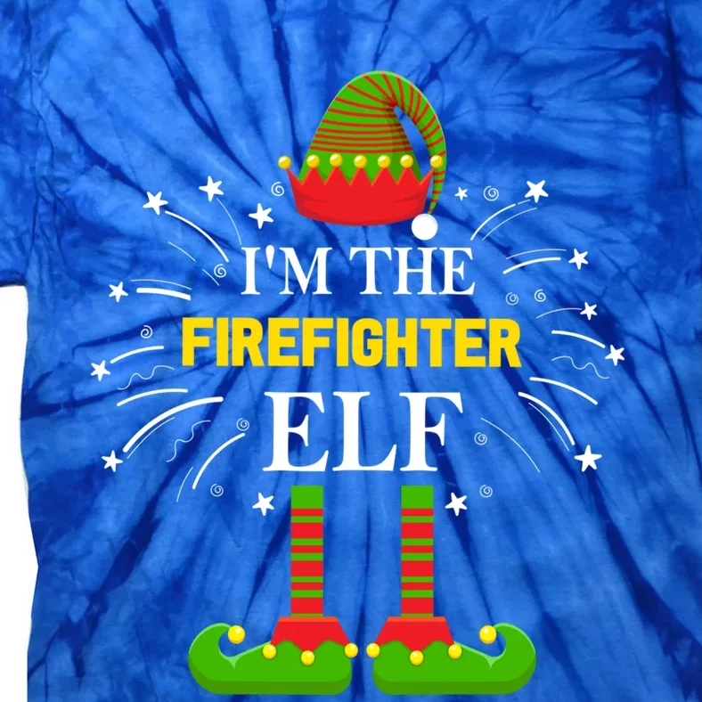 I'm The Firefighter Family Matching Group Xmas Costume Great Gift Tie-Dye T-Shirt