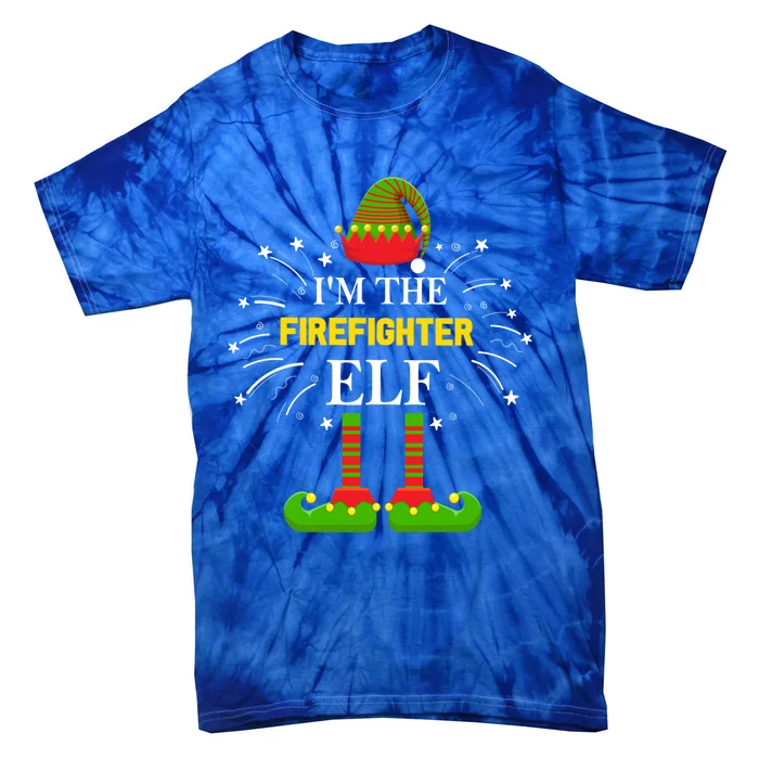 I'm The Firefighter Family Matching Group Xmas Costume Great Gift Tie-Dye T-Shirt