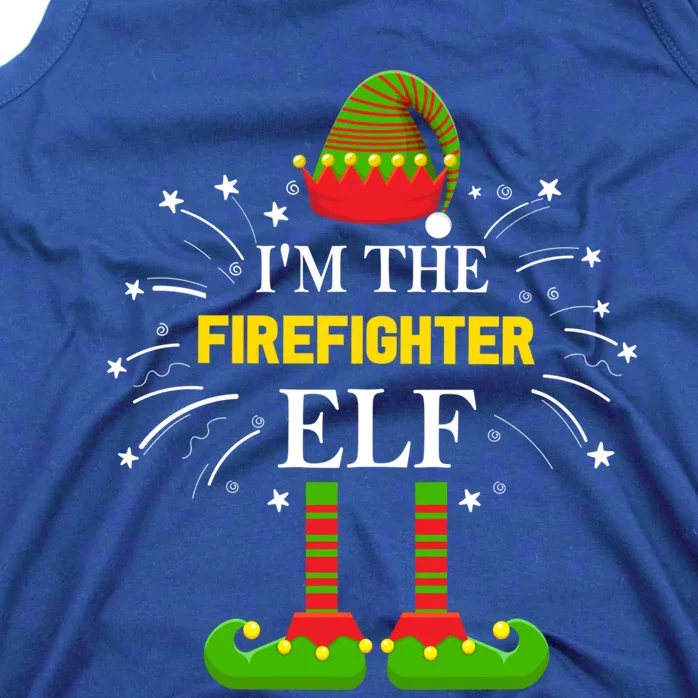 I'm The Firefighter Family Matching Group Xmas Costume Great Gift Tank Top