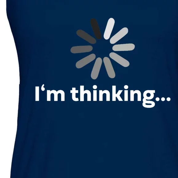 I'm Thinking... Funny Guys Gift Ladies Essential Flowy Tank