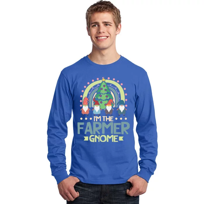 IM The Farmer Gnome Family Matching Christmas Gift Tall Long Sleeve T-Shirt