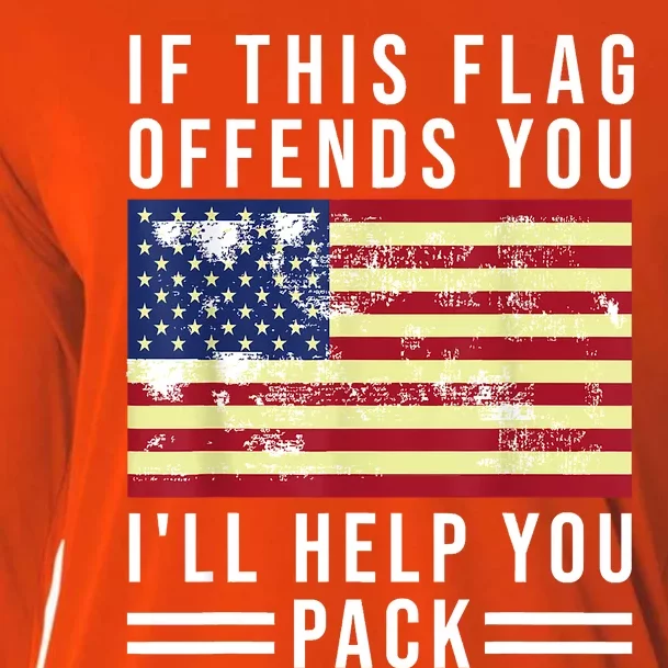 If This Flag Offends You Ill Help You Pack Cooling Performance Long Sleeve Crew