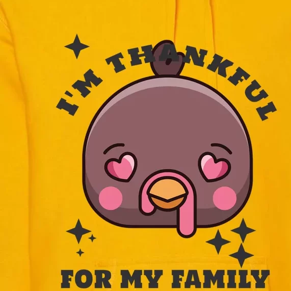 Im Thankful For My Sister Family Smile Face Great Gift Premium Hoodie