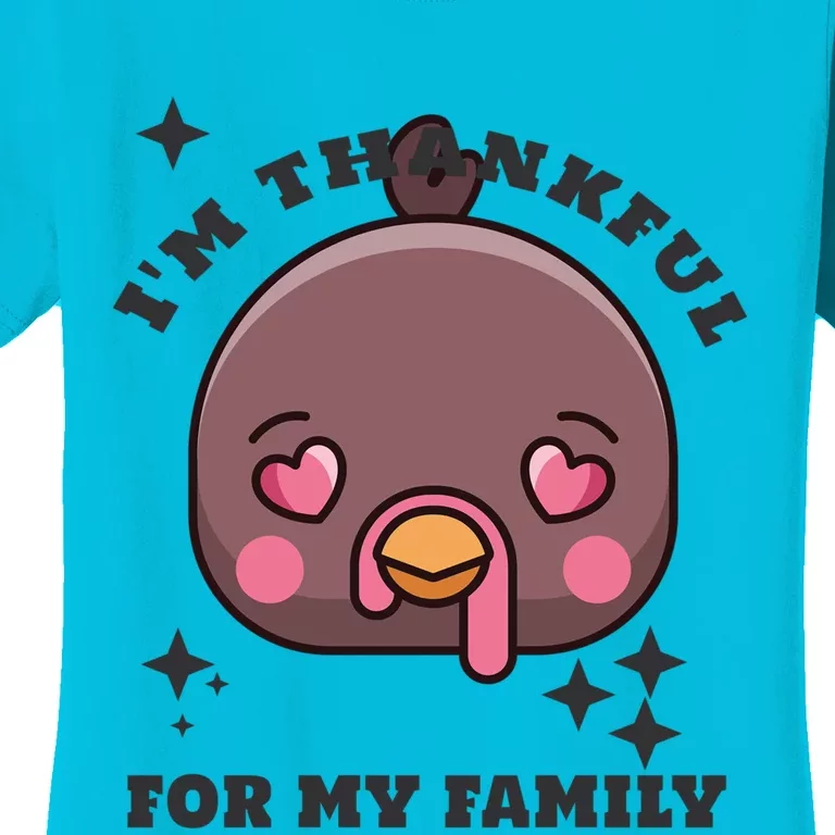 Im Thankful For My Sister Family Smile Face Great Gift Women's T-Shirt