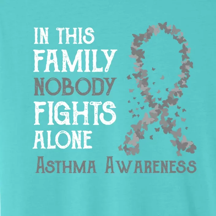 In This Family Nobody Fights Alone Asthma Great Gift ChromaSoft Performance T-Shirt