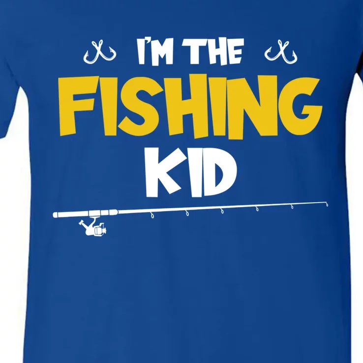 I'm The Fishing Fishing Trip Matching Family Great Gift V-Neck T-Shirt