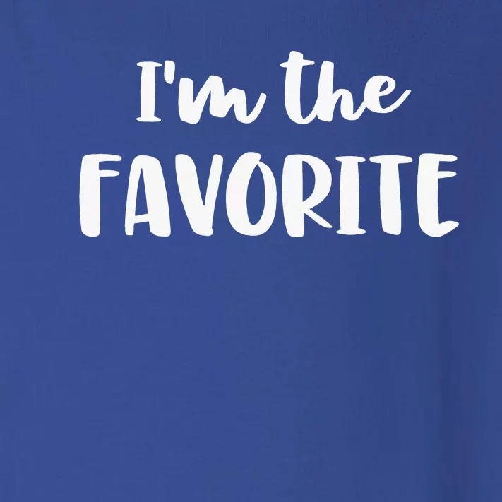 I'm The Favorite Sarcastic Siblings Mom Joke Toddler Long Sleeve Shirt