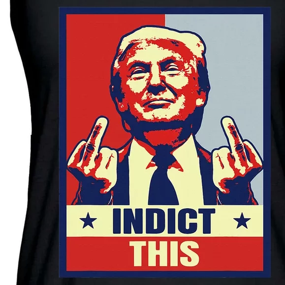 Indict This Funny Trump 2024 Ladies Essential Flowy Tank