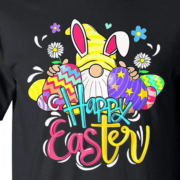 It's Time For Bunny Gnome Rabbit Hunting Happy Easter Day Tall T-Shirt