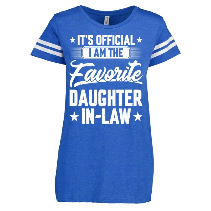 Im The Favorite Daughter In Law Enza Ladies Jersey Football T-Shirt