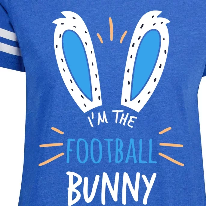 I'm The Football Bunny Ears Sports Easter Sunday Gift Enza Ladies Jersey Football T-Shirt