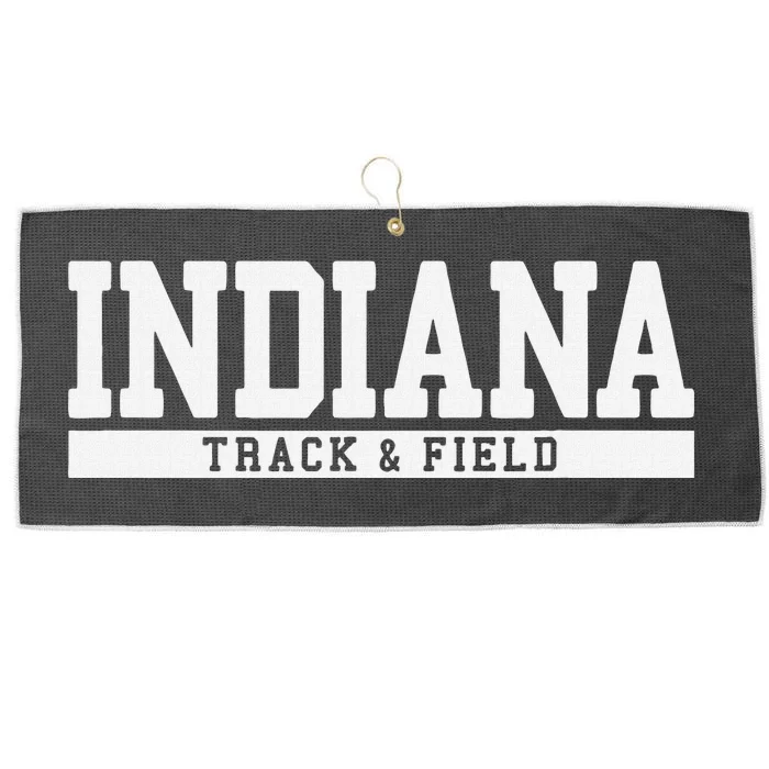 Indiana Track & Field Large Microfiber Waffle Golf Towel