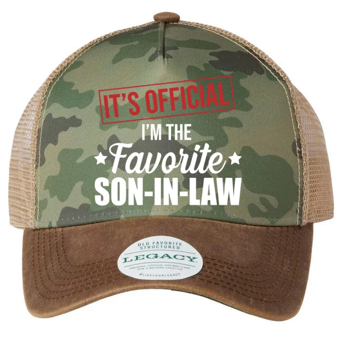 Im The Favorite Son In Law Funny Gift Legacy Tie Dye Trucker Hat