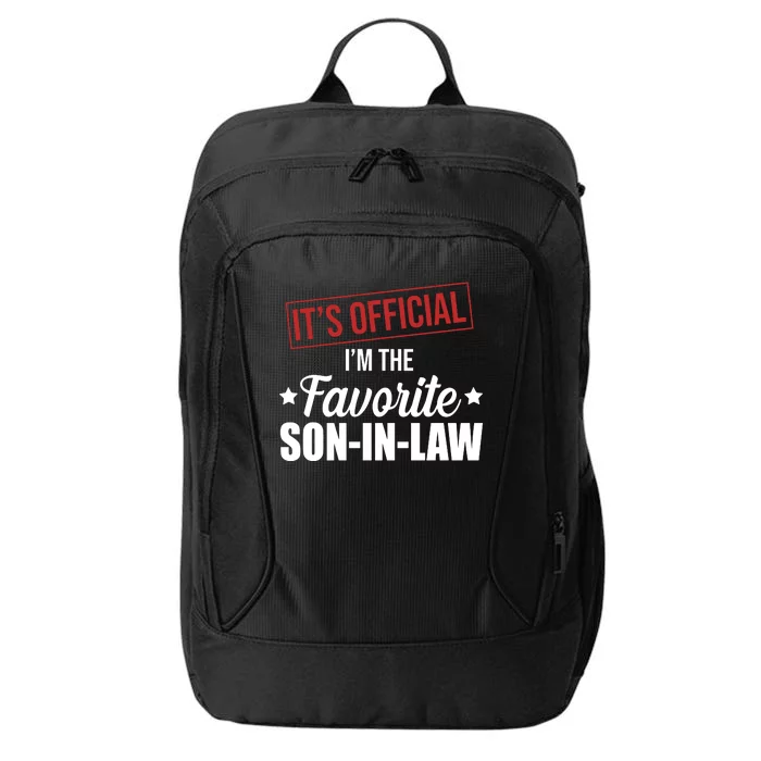 Im The Favorite Son In Law Funny Gift City Backpack