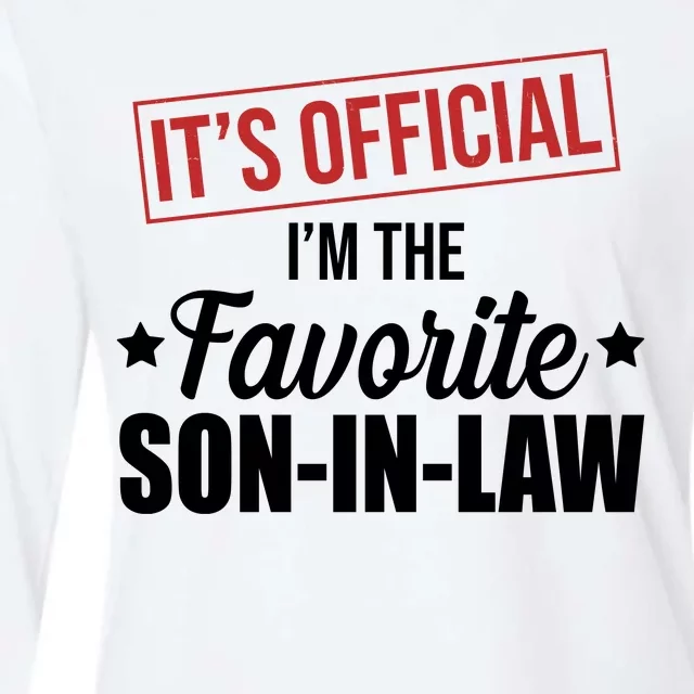 Im The Favorite Son In Law Funny Gift Womens Cotton Relaxed Long Sleeve T-Shirt