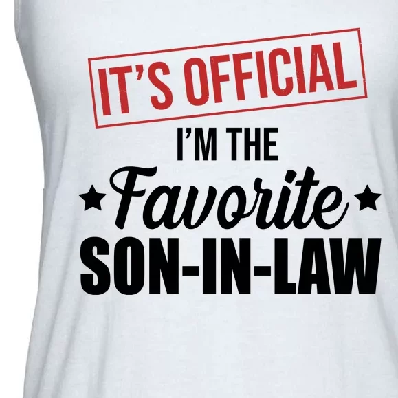 Im The Favorite Son In Law Funny Gift Ladies Essential Flowy Tank