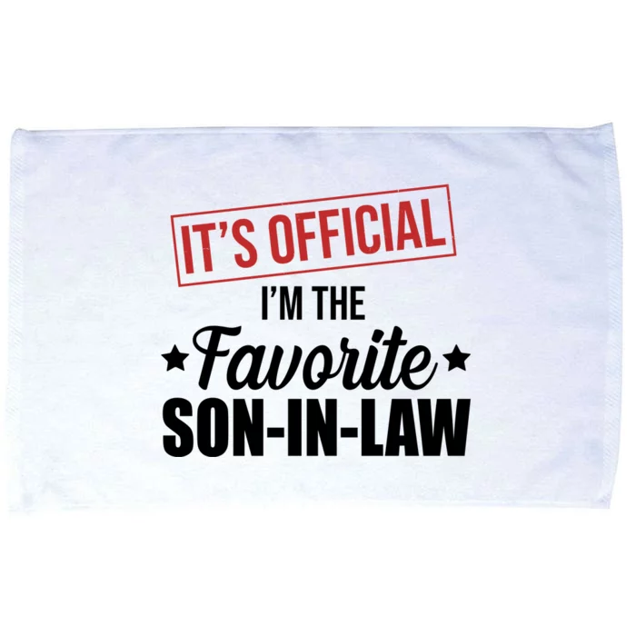 Im The Favorite Son In Law Funny Gift Microfiber Hand Towel