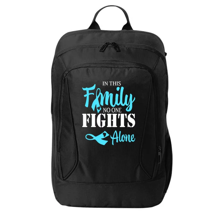 In This Family No One Fight Diabetes Alone Warrior Type City Backpack