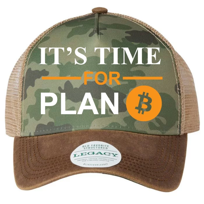 It's Time For Plan B Bitcoin Legacy Tie Dye Trucker Hat