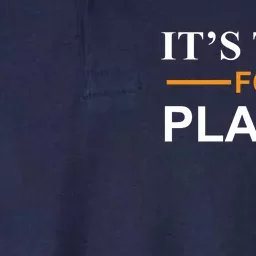 It's Time For Plan B Bitcoin Softstyle Adult Sport Polo