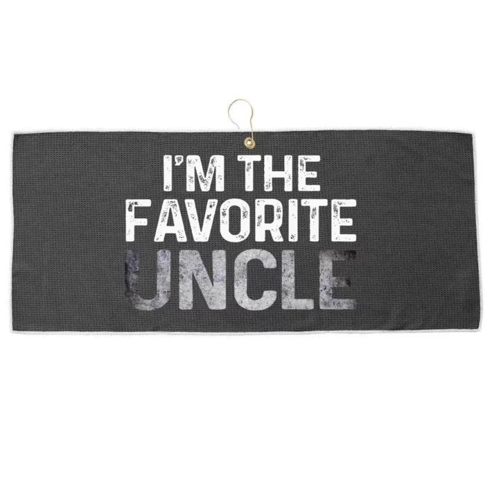 Im The Favorite Uncle Tee From Niece Nephew Large Microfiber Waffle Golf Towel