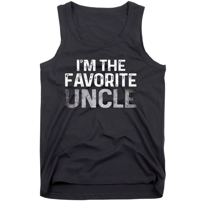 Im The Favorite Uncle Tee From Niece Nephew Tank Top