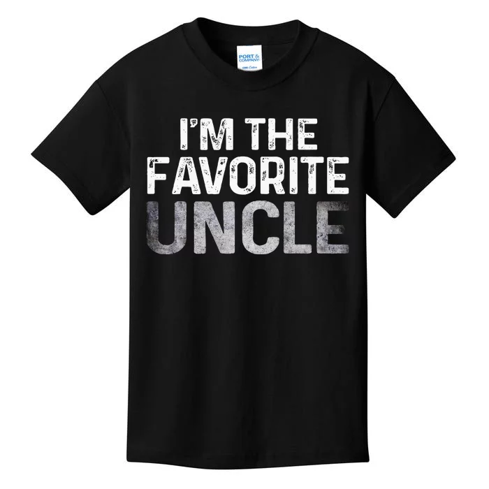 Im The Favorite Uncle Tee From Niece Nephew Kids T-Shirt