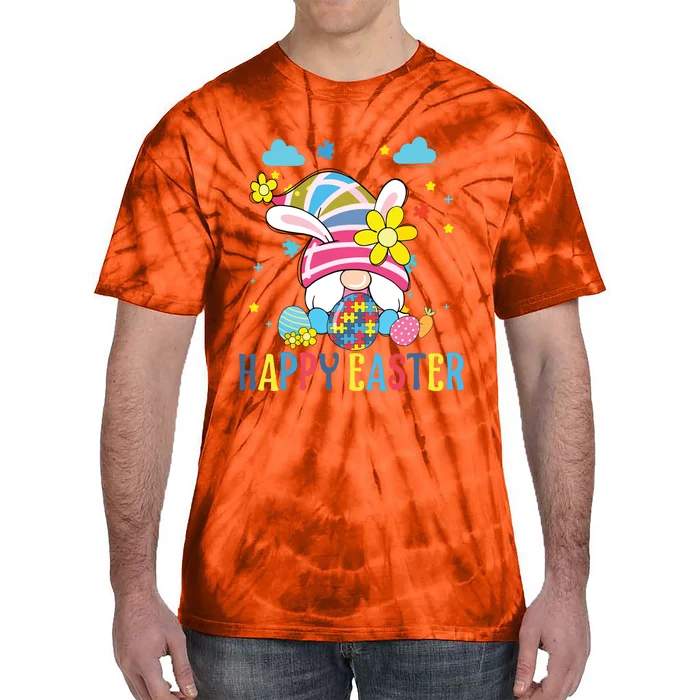 Its Time For Bunny Gnome Rabbit Hunting Happy Easter Day Tie-Dye T-Shirt