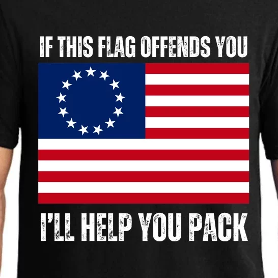 If This Flag Offends You Ill Help You Pack Pajama Set