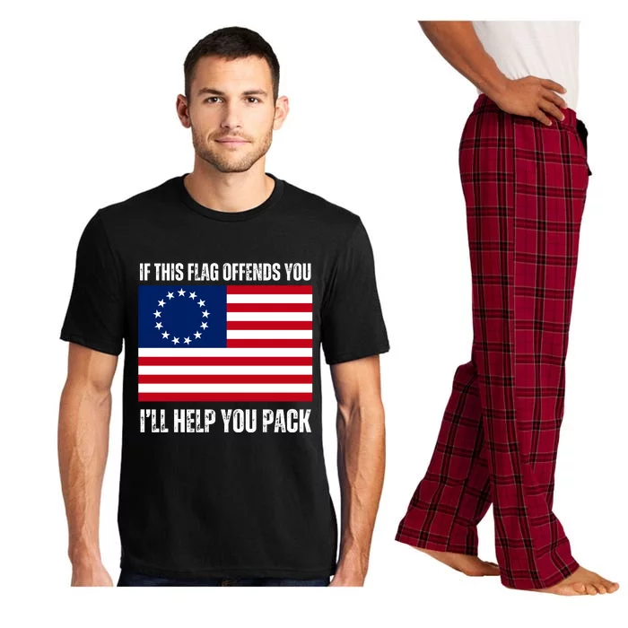 If This Flag Offends You Ill Help You Pack Pajama Set