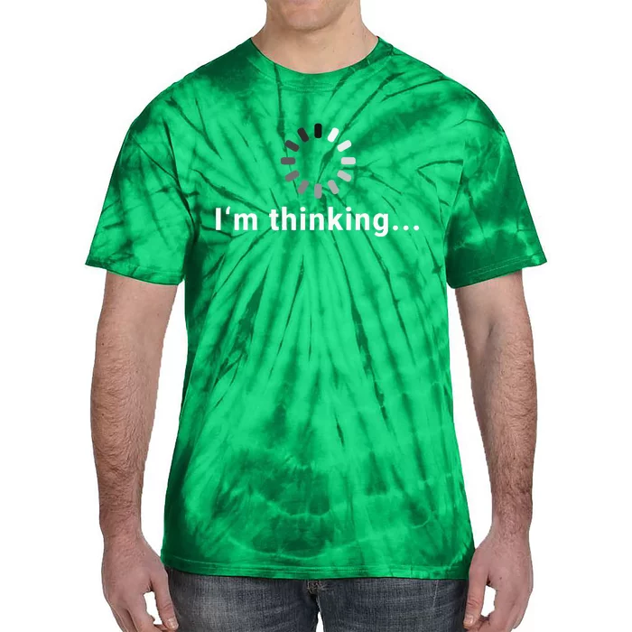 IM Thinking Fun Design Tie-Dye T-Shirt